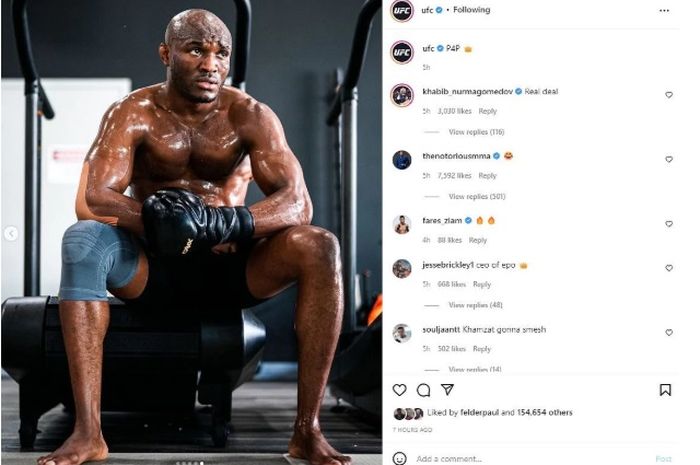 Postingan UFC soal Kamaru Usman yang dikomentari bertolak belakang oleh Khabib Nurmagomedov dan Conor McGregor.