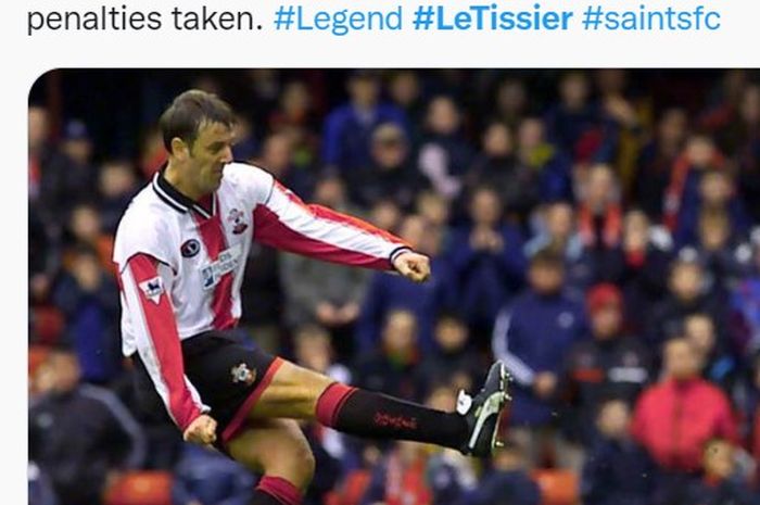 Ahli teori konspirasi dan mantan pemain Southampton, Matt Le Tissier, telah mengumumkan bahwa dia akan mundur dari perannya sebagai duta Southampton Football Club.