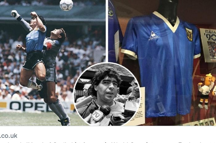 Keluarga Diego Maradona mengklaim bahwa baju yang dikenakan pesepakbola legendaris itu saat Piala Dunia 1986 yang akan dilelang dalam waktu dekat bukanlah versi asli.