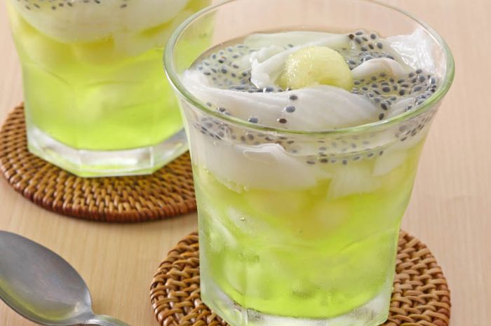 Es Melon Kelapa Muda