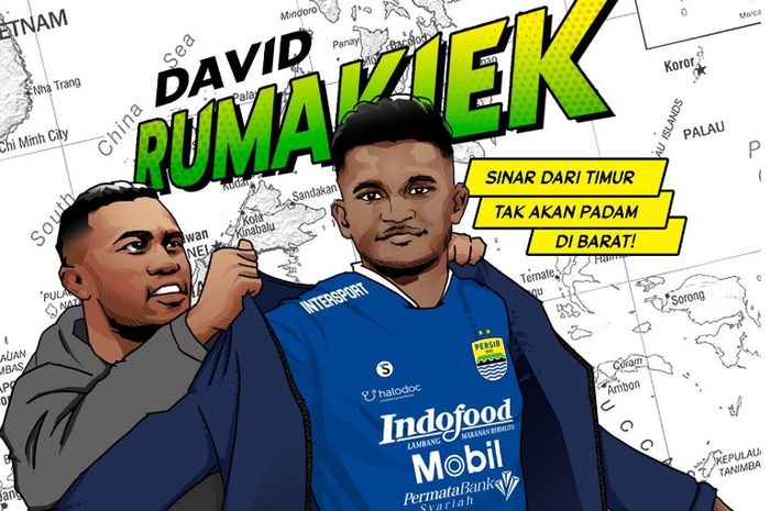 Pemain Persib Bandung, David Rumakiek.