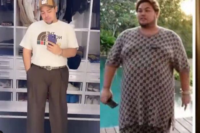 Sosok Ivan Gunawan yang berhasil menurunkan berat badan.