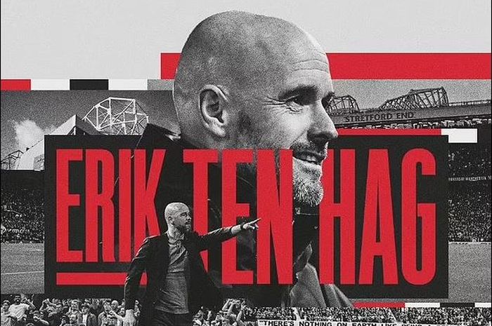 Manchester United resmi mengumumkan Erik ten Hag sebagai pelatih baru, Kamis (21/4/2022)