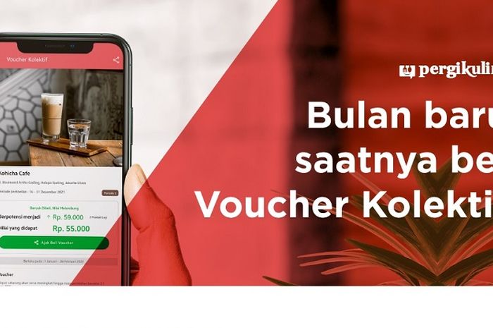 Pergikuliner launches ‘Voucher Collective’ Program, enjoy tasty foods from user-approved restaurants at low prices.