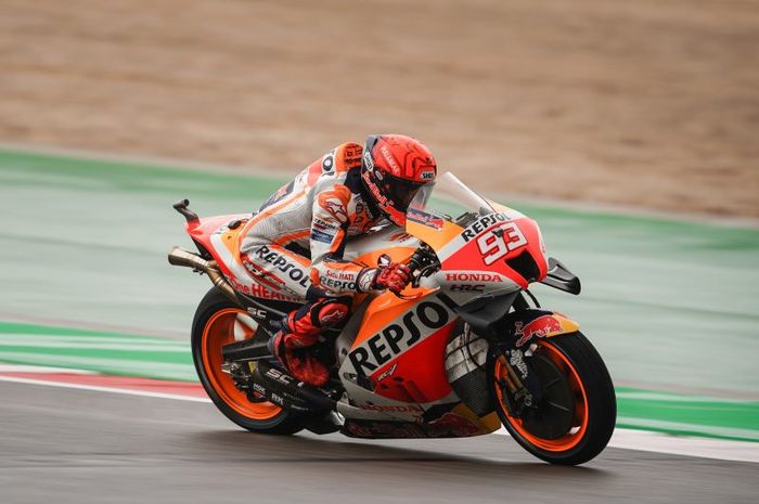 Marc Marquez di MotoGP Portugal 2022.