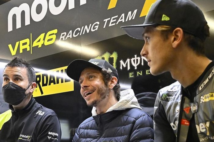 Valentino Rossi hadir di MotoGP Portugal 2022.