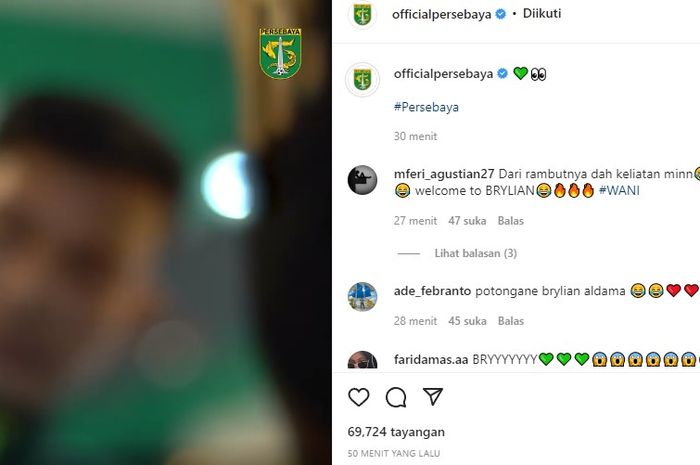 Sinyal perekrutan pemain baru dari Persebaya Surabaya