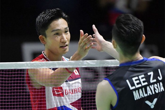 Kento Momota dan Lee Zii Jia diprediksi akan saling jegal di tunggal pertama Thomas Cup 2022