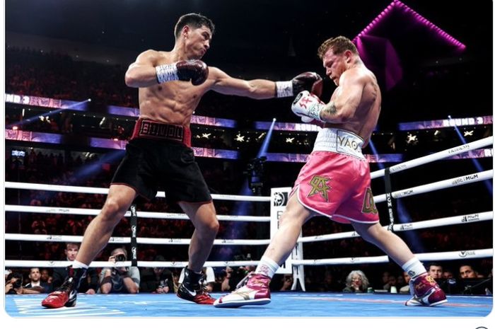 Pertarungan tinju antara Dmitry Bivol melawan Canelo Alvarez, Minggu (8/5/2022) WIB di T-Mobile Arena, Nevada, Amerika Serikat.