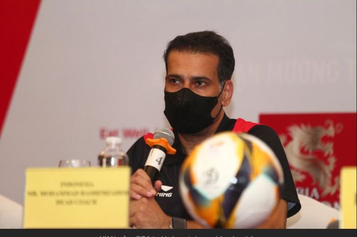 Pelatih Timnas Futsal Indonesia, Mohamad Hashemzadeh.
