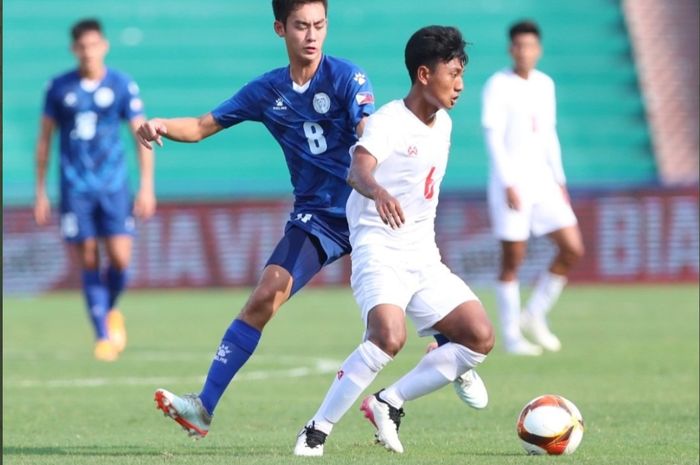 Laga Myanmar vs Filipina di Grup A SEA Games 2021, Selasa (10/5/2022) di Stadion Viet Tri, Phu Tho, Vietnam.