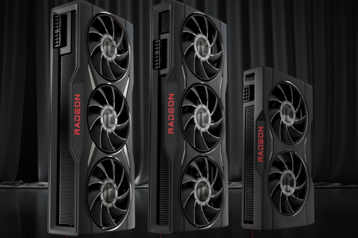 AMD RX 6600 などのグラフィックス カード。
