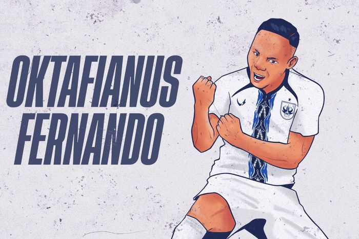 Ilustrasi Oktafianus Fernando yang diperkenalkan sebagai pemain baru PSIS Semarang