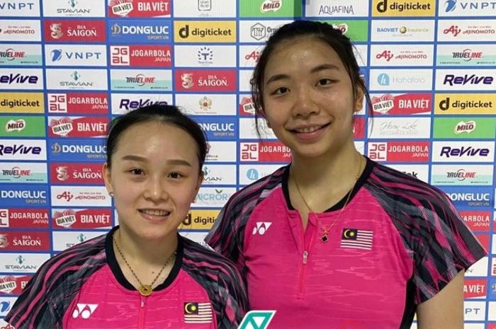 Ganda putri Malaysia, Yap Ling/Go Pei Kee di SEA Games 2021.