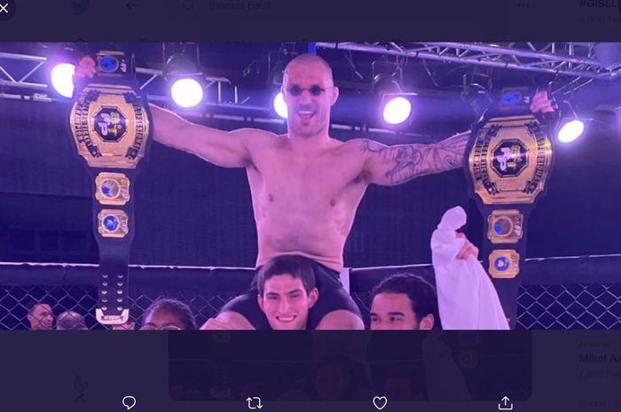 Petarung tuna rungu MMA, Thomas Paull, memiliki mimpi bertarung di UFC.