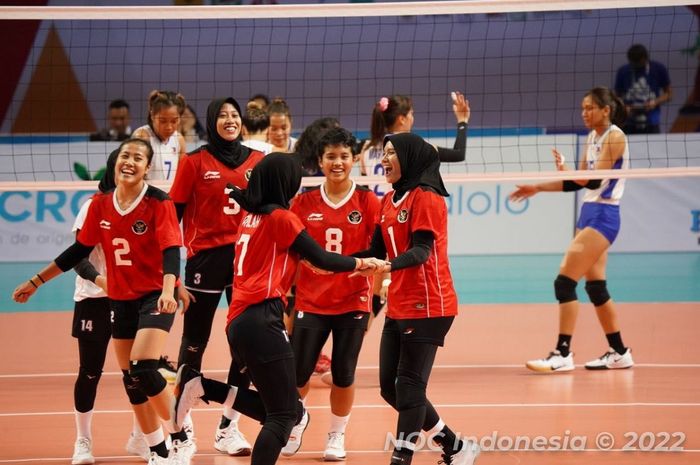 Timnas bola voli putri Indoor Indonesia meraih medali perunggu di ajang SEA Games 2021