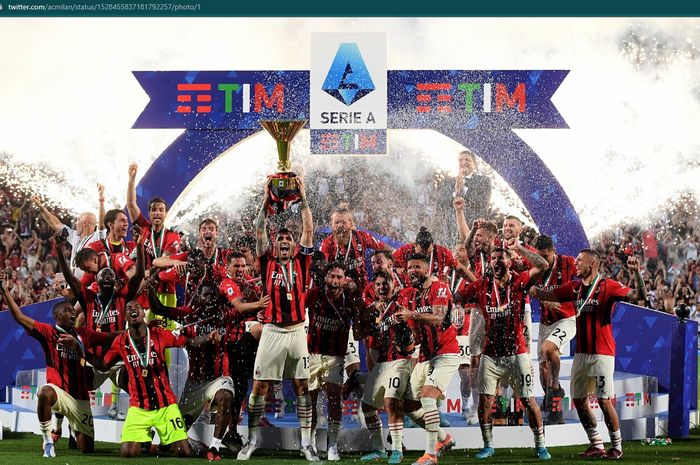 AC Milan sukses menjuarai Liga Italia 2021-2022, scudetto pertama sejak 2010-2011.