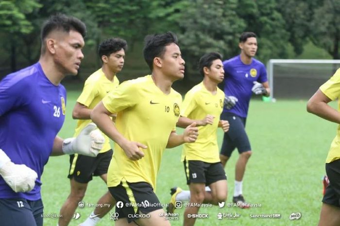 Penyerang Timnas U-23 Malaysia, Luqman Hakim Shamsudin.