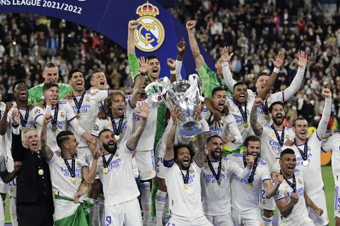 Real Madrid juara Liga Champions usai kalahkan Liverpool di Stade de France, Paris (28/5/2022).