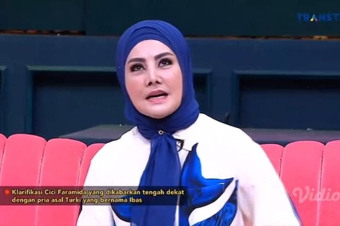 Cici Paramida saat live di 'Pagi Pagi Ambyar' di TRANS TV, Rabu (1/6/2022).