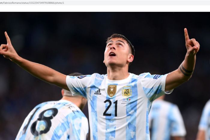 Penyerang timnas Argentina, Paulo Dybala