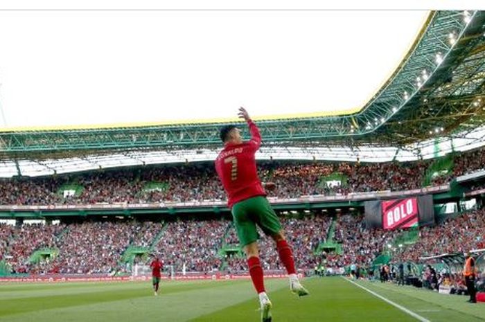 Cristinao Ronaldo tampil prima, Portugal sukses hancurkan Swiss.