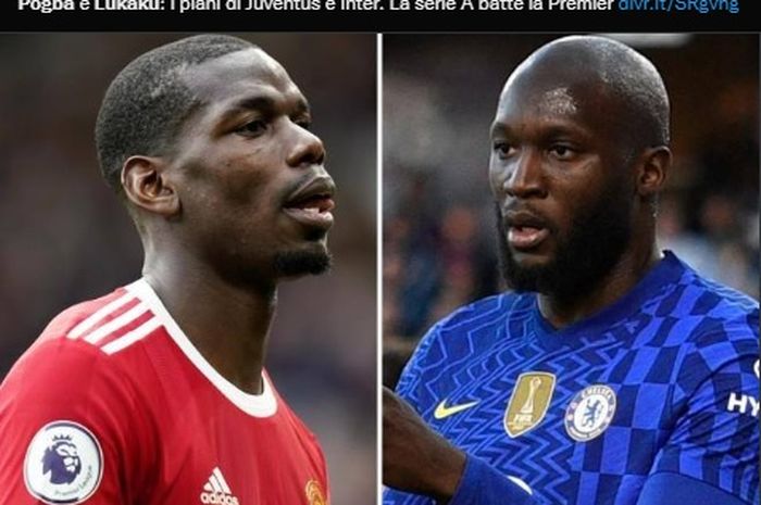 Paul Pogba dan Romelu Lukaku dilaporkan membuka jalan kembali ke Liga Italia.