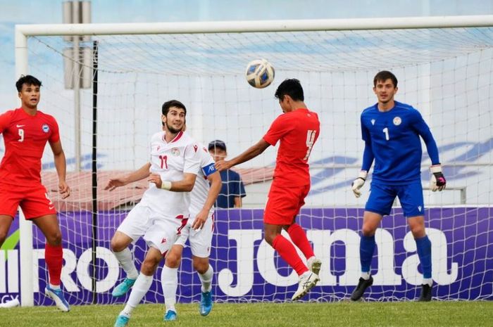 Timnas Singapura vs Tajikistan di Kualifikasi Piala Asia 2023, Sabtu (11/6/2022).