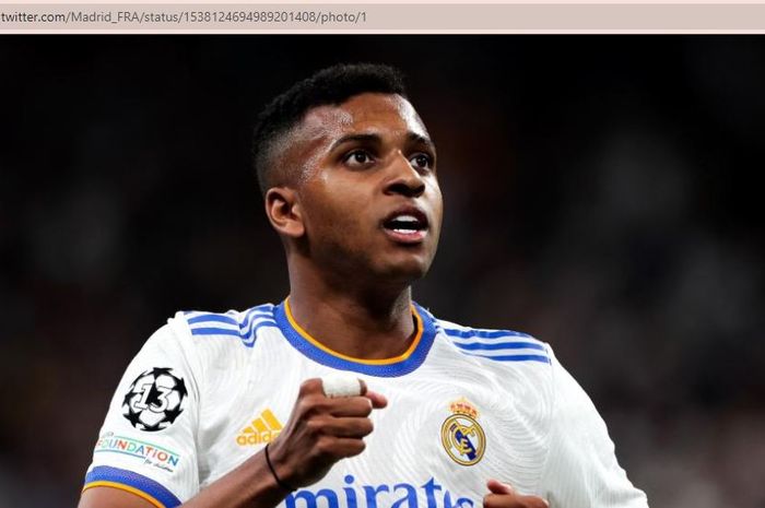 Winger Real Madrid, Rodrygo.