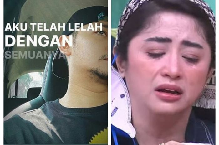 Angga Wijaya yang mengaku sudah lelah dan tak cinta dalam penggalan lirik lagu