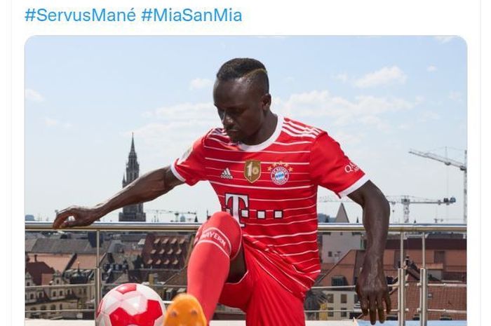 Sadio Mane diperkenalkan sebagai pemain Bayern Muenchen usai direkrut dari Liverpool di bursa transfer musim panas 2022.