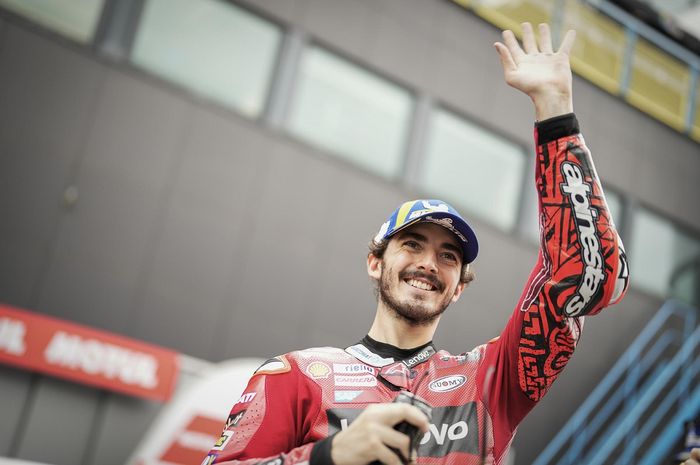 Pembalap Ducati Lenovo, Francesco Bagnaia di MotoGP Belanda 2022