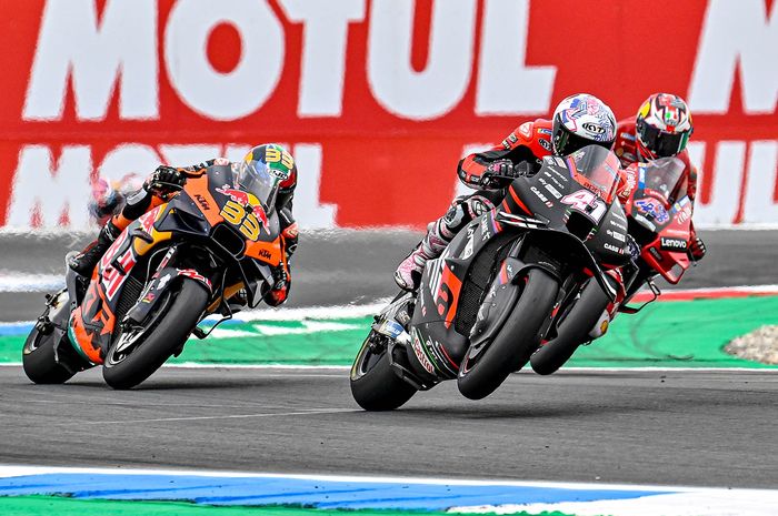 Pembalap Spanyol yang bakal beraksi di MotoGP Austria 2022, Aleix Espargaro.