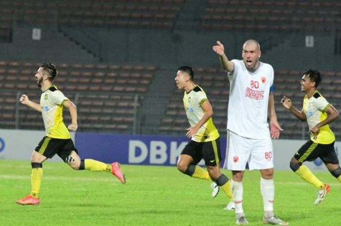 Wiljan Pluim, saat PSM Makassar bertemu dengan Tampines Roversi di laga lanjutan Grup H Piala AFC 2022, Senin (27/6/2022).