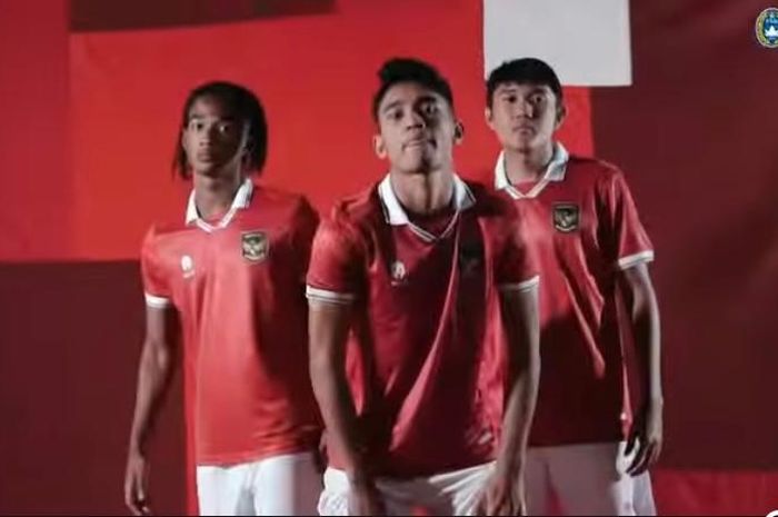 Apparel Mills resmi merilis jersey kandang terbaru bagi timnas Indonesia, Rabu (29/6/2022)