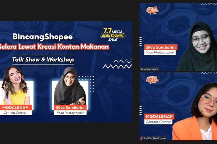 Bincang Shopee dengan Food Vlogger Magdalenaf.