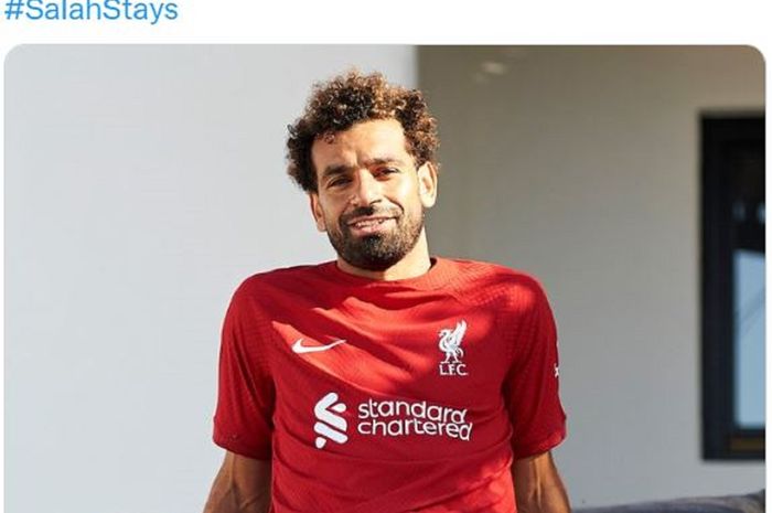 Mohamed Salah resmi memperpanjang kontraknya bersama Liverpool.