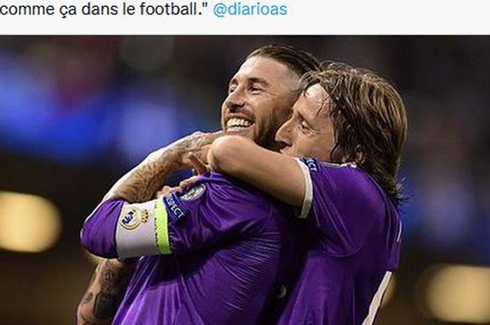 Ditinggal Sergio Ramos, Luka Modric ternyata sangat kehilangan dan merasa sedih