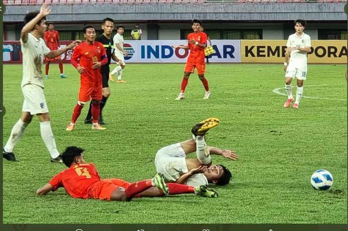 Timnas U-19 Thailand menghadapi Myanmar dalam laga kedua Grup A Piala AFF U-19 2022, Senin (4/7/2022).