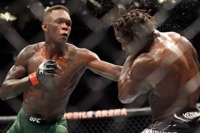 Pertarungan Israel Adesanya dengan Jared Cannonier di UFC 276, Minggu (3/7/2022) WIB di Las Vegas.