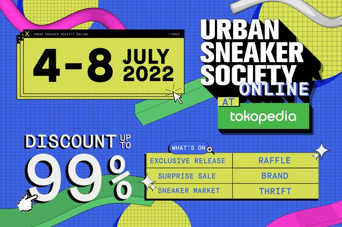 Urban Sneaker Society Online kembali digelar, kini gaet platform Tokopedia.