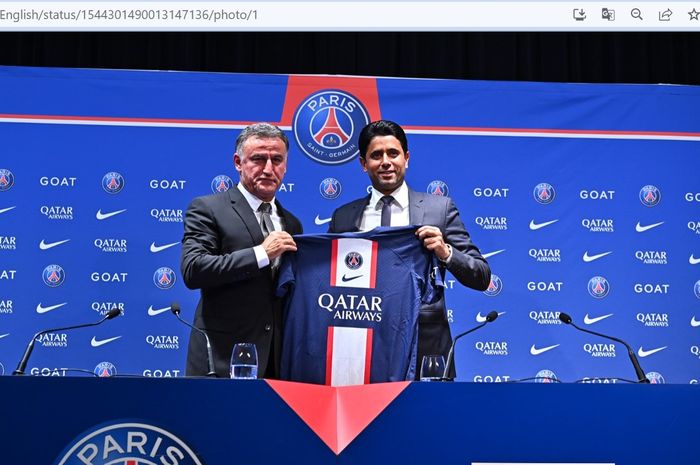 Christophe Galtier resmi menjadi pelatih Paris Saint-Germain mulai musim depan.