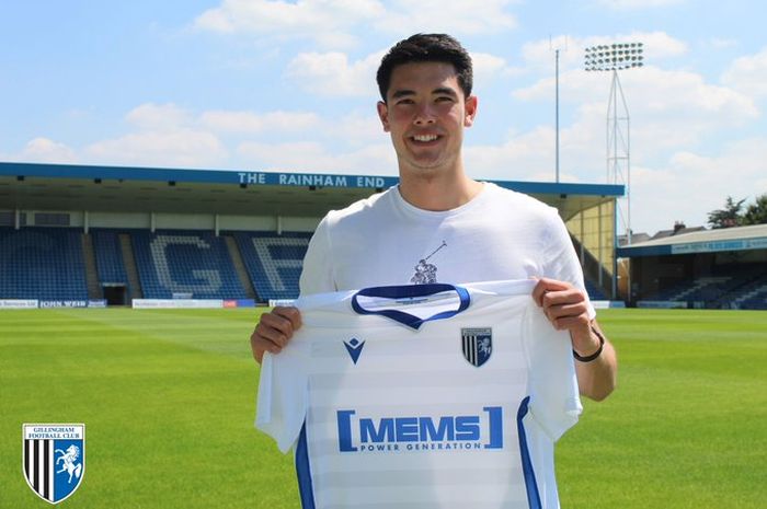 Bek tengah timnas Indonesia, Elkan Baggott resmi dipinjamkan Ispwich Town ke klub League Two, Gillingham FC.