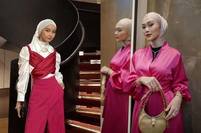 7 Inspirasi OOTD Hijab Warna Fuschia yang Lagi Ngetren. Anti Norak