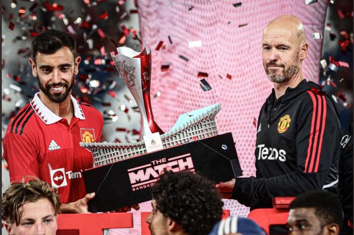 Pelatih anyar Manchester United, Erik ten Hag, berhasil membawa Setan Merah menekuk Liverpool dalam laga pramusim di Bangkok, Thailand