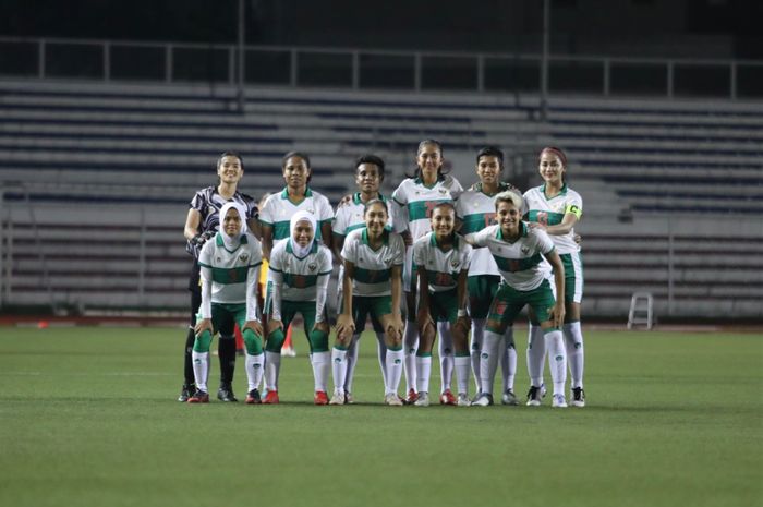 Timnas Indonesia Putri saat tampil di Piala AFF 2022