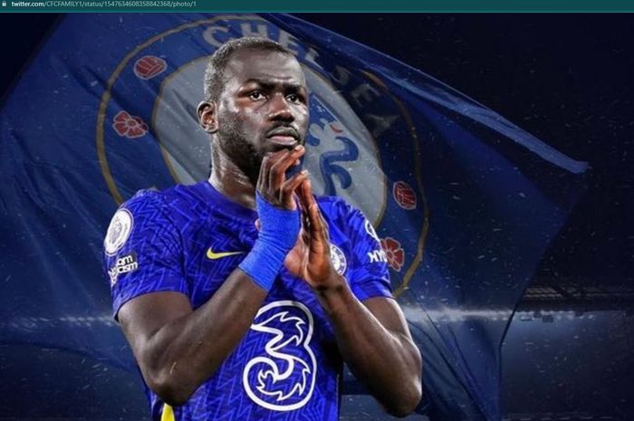 Bek Napoli, Kalidou Koulibaly, bakal segera diresmikan menjadi pemain Chelsea.