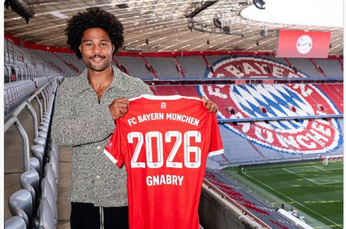 Serge Gnabry resmi memperpanjang kontraknya bersama Bayern Muenchen hinggan 2026.
