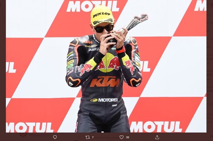 Pembalap Red Bull KTM Ajo, Augusto Fernandez.