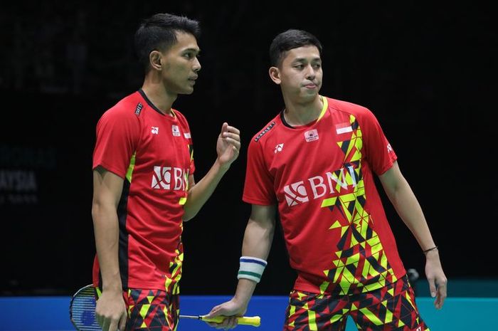 Pasangan ganda putra Indonesia Fajar Alfian/Muhammad Rian Ardianto yang mendominasi dalam beberapa turnamen terakhir